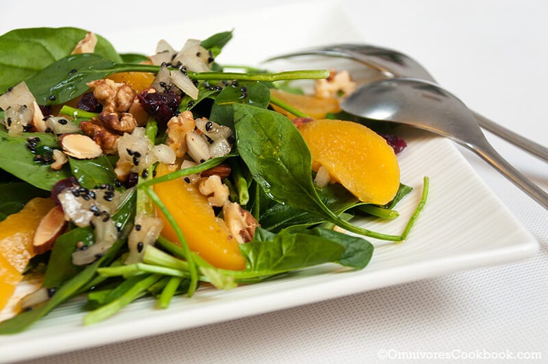 Best Sweet Sour Spinach Salad Omnivore's Cookbook