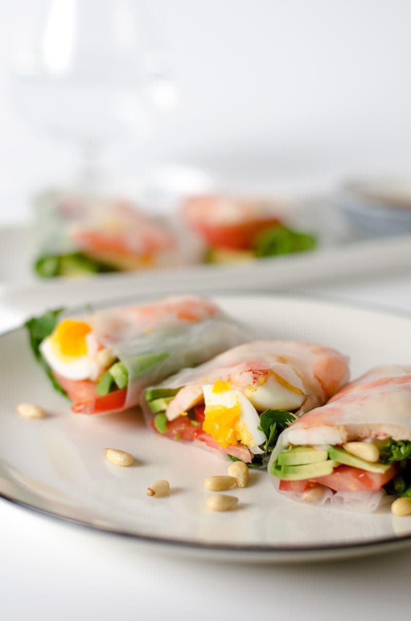 Avocado Shrimp Spring Roll | Omnivore's Cookbook