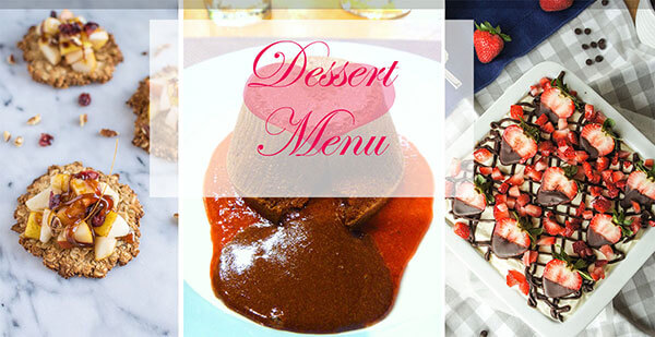 25 Healthy Recipes to Pamper Your Valentine - Dessert Menu | omnivorescookbook.com