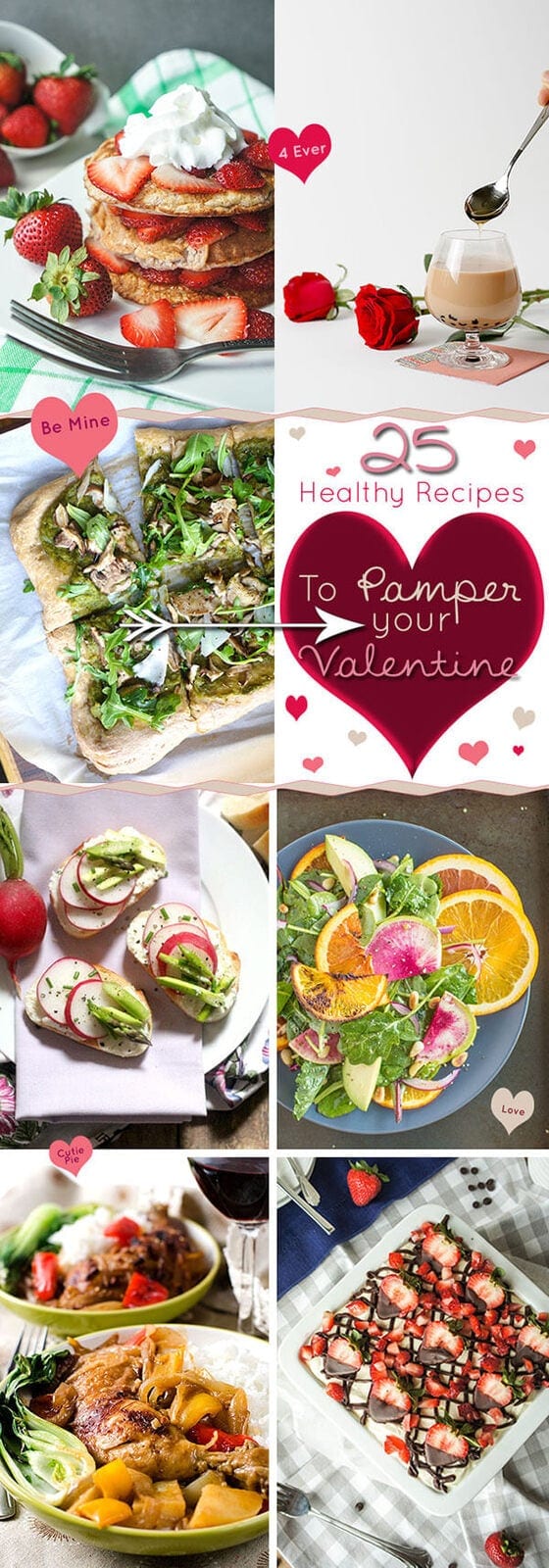 25 Healthy Recipes to Pamper Your Valentine - Cover | omnivorescookbook.com
