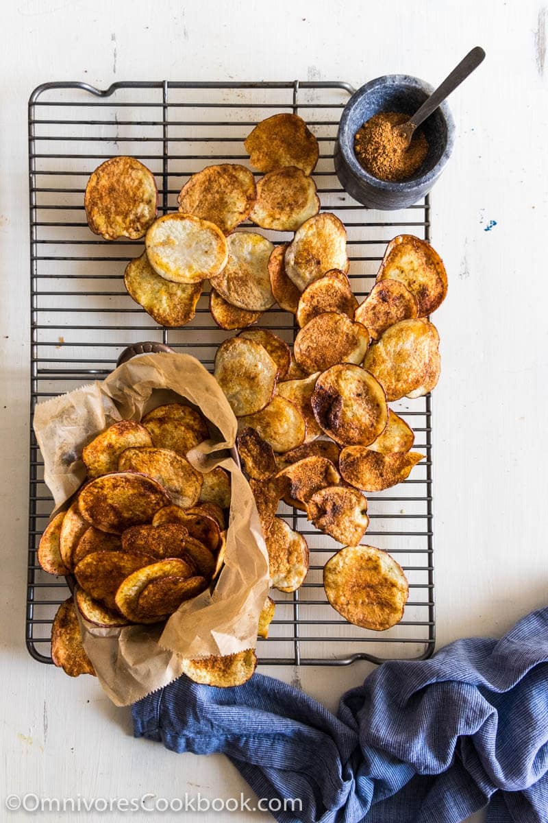 Baked Potato Chips with Chinese BBQ Spice Mix Omnivore's Cookbook