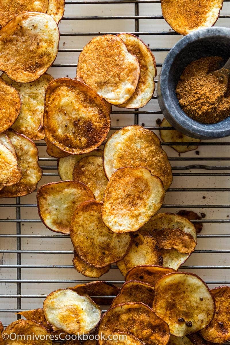 Baked Potato Chips with Chinese BBQ Spice Mix Omnivore's Cookbook