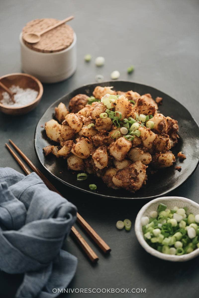 Chinese Sauteed Potato with bold spice mix