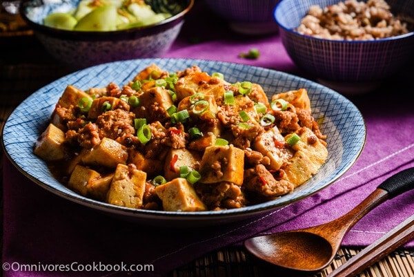 Authentic Mapo Tofu (麻婆豆腐) - An easy mapo tofu recipe that creates the authentic taste of China | omnivorescookbook.com