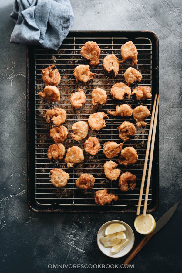 3Ingredient Fried Shrimp Omnivore's Cookbook