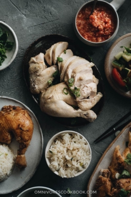 Hainanese Chicken Rice (海南鸡饭) - Omnivore's Cookbook