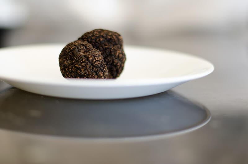 Fresh winter black truffle