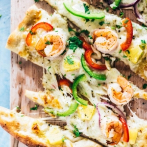 Asian Seafood Pizza | Baking | Pizza | Recipes | Dough | Homemade | Sauce | Crust | Seafood | Toppings | Party | Ideas | Bread | Pie