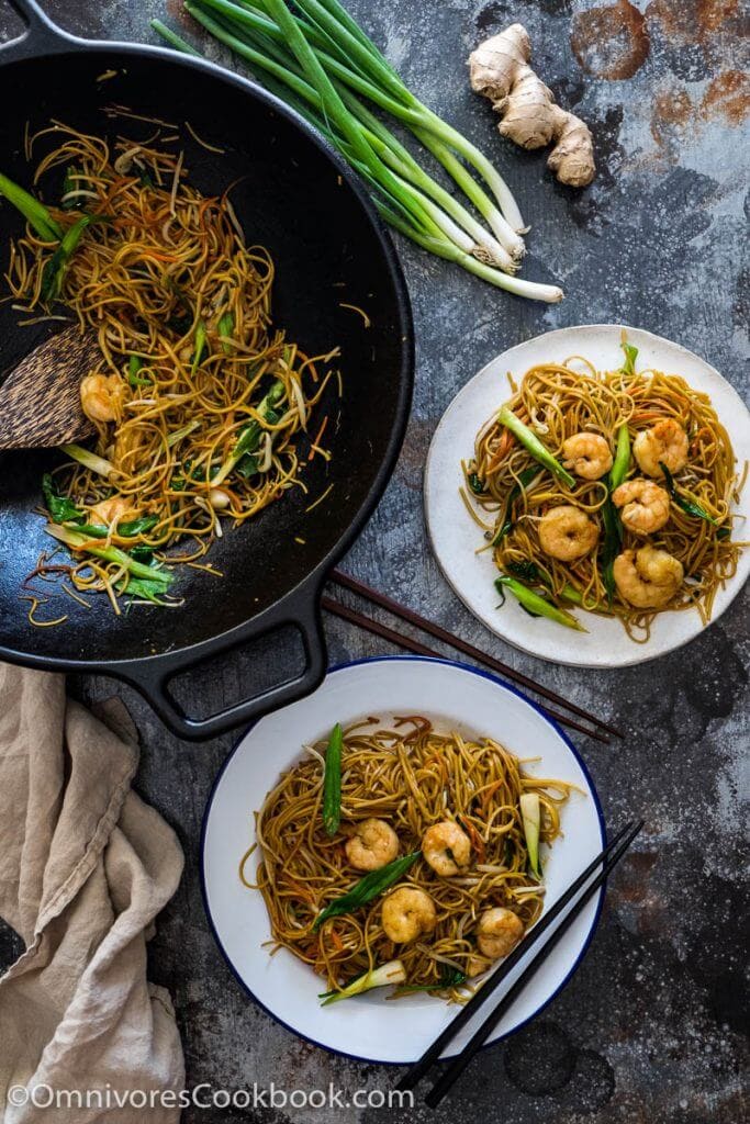 Shrimp Chow Mein - Omnivore's Cookbook
