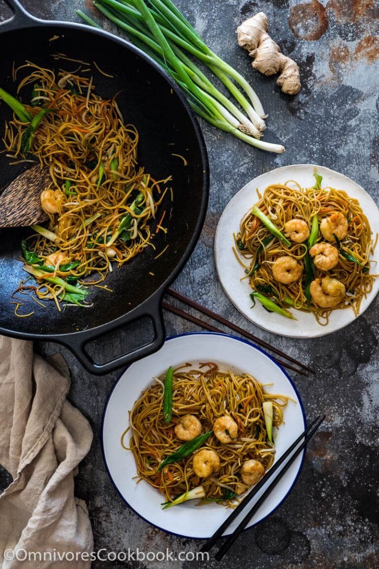 Shrimp Chow Mein - Omnivore's Cookbook