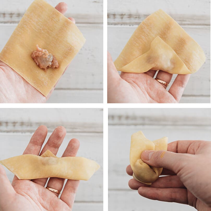 How to wrap wonton