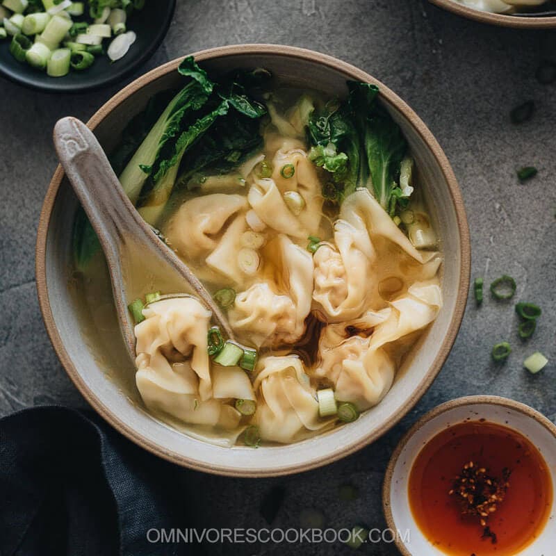 Wonton Soup Recipe (Step by Step Photos)