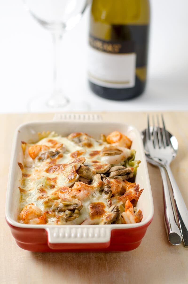 Baked Seafood Pasta | Omnivore's Cookbook