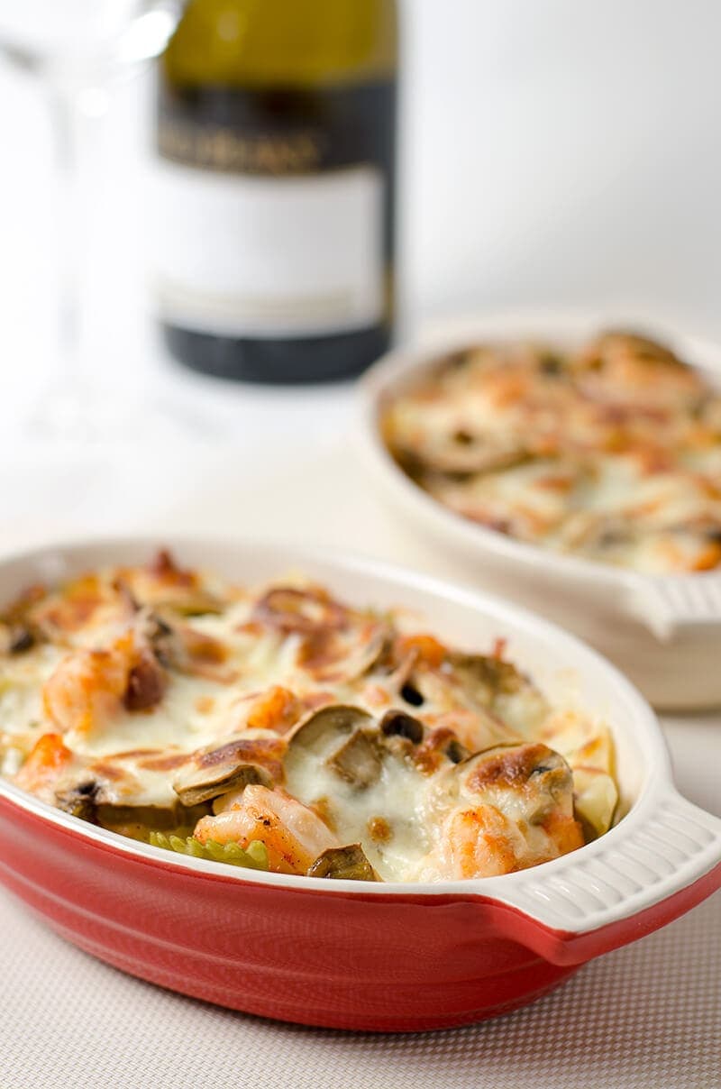 Baked Seafood Pasta | Omnivore's Cookbook