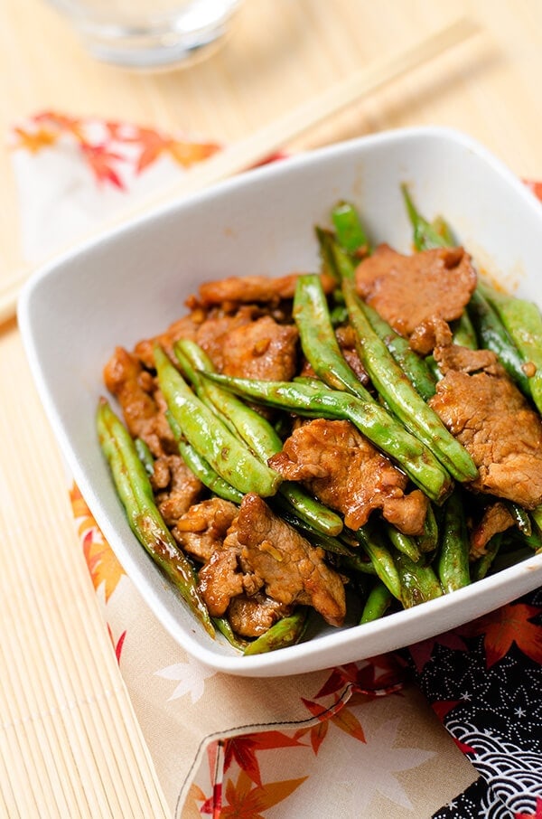 Curry Pork and Green Beans Stir Fry | Omnivore's Cookbook