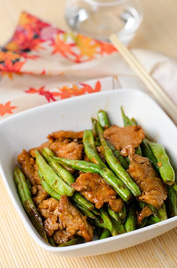 Curry Pork and Green Beans Stir Fry | Omnivore's Cookbook