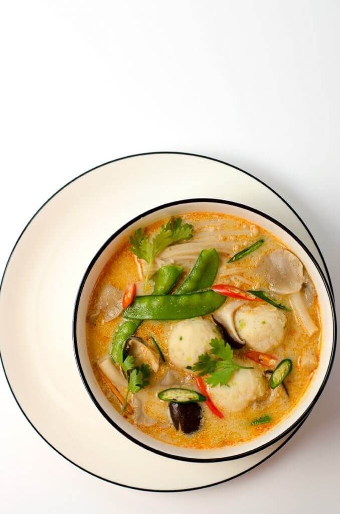 Thai Coconut Soup with Fish Ball - Omnivore's Cookbook