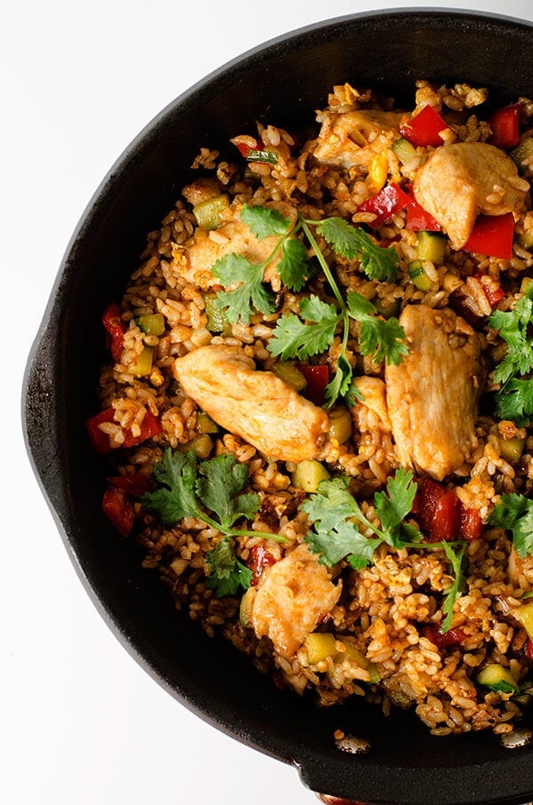  Arroz Frito con Pollo al Curry Tailandés | Omnivore's Cookbook