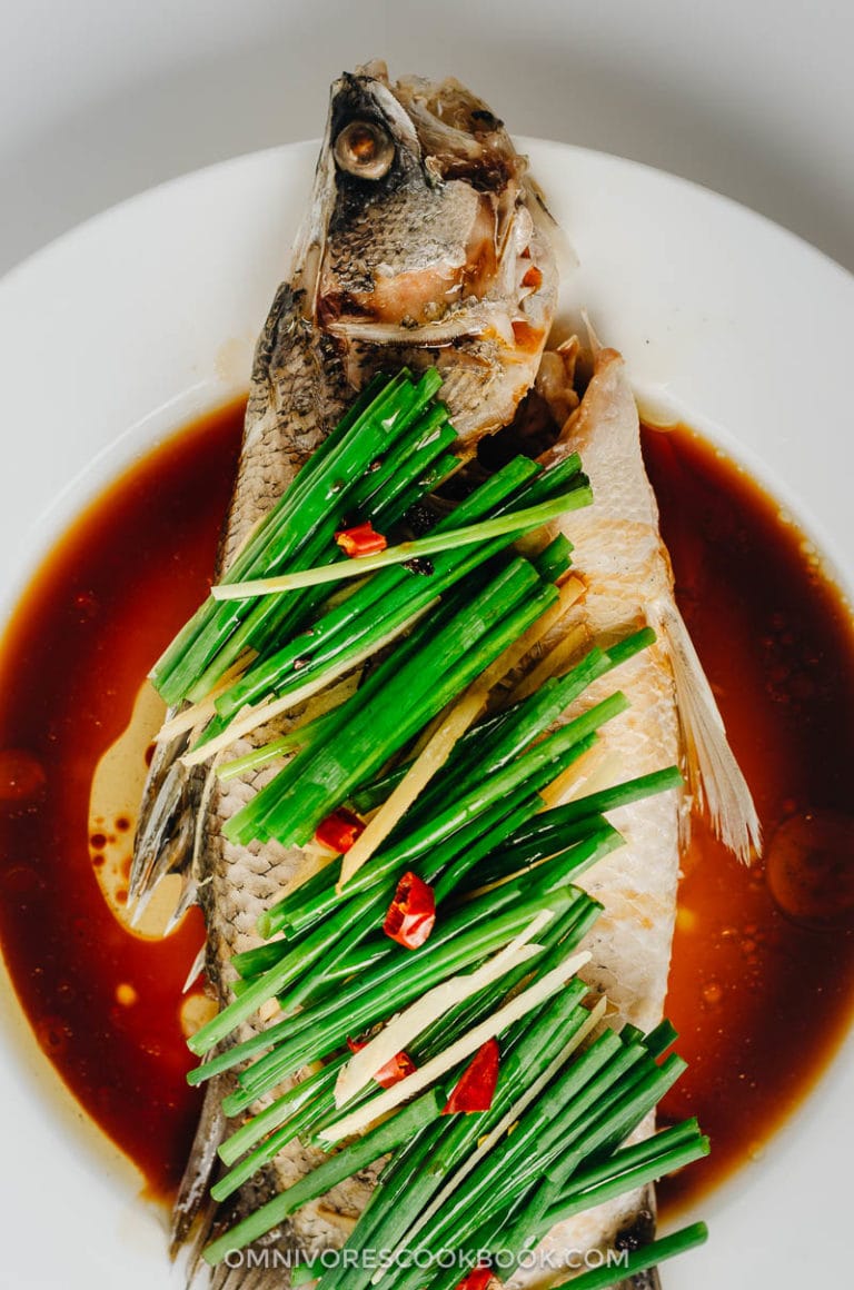 Authentic Chinese Steamed Fish - Omnivore's Cookbook