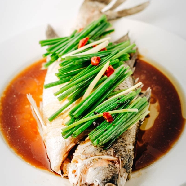 Authentic Chinese Steamed Fish - Omnivore's Cookbook