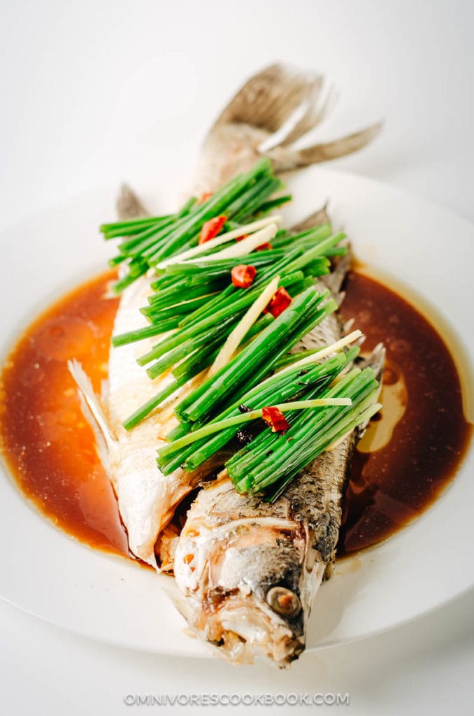Authentic Chinese Steamed Fish - Omnivore's Cookbook