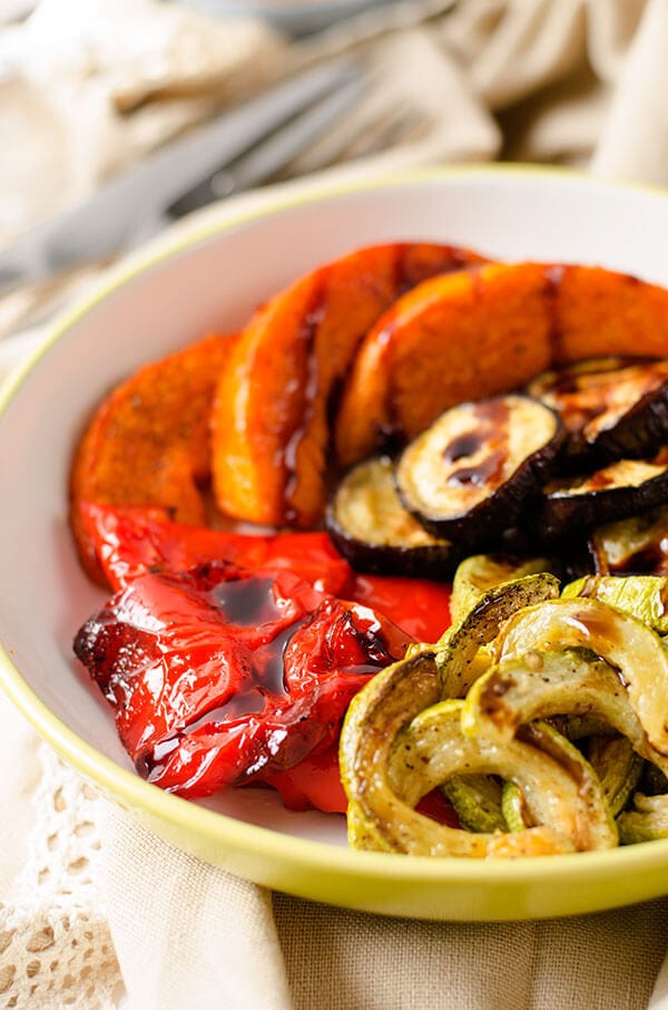 Roasted Winter Vegetables with Balsamic Vinegar - Cook With Manali