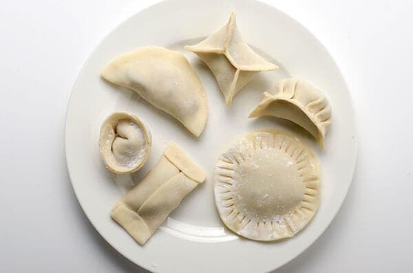 San Xian Potsticker with Pork, Shrimp and Shiitake Mushroom | omnivorescookbook.com