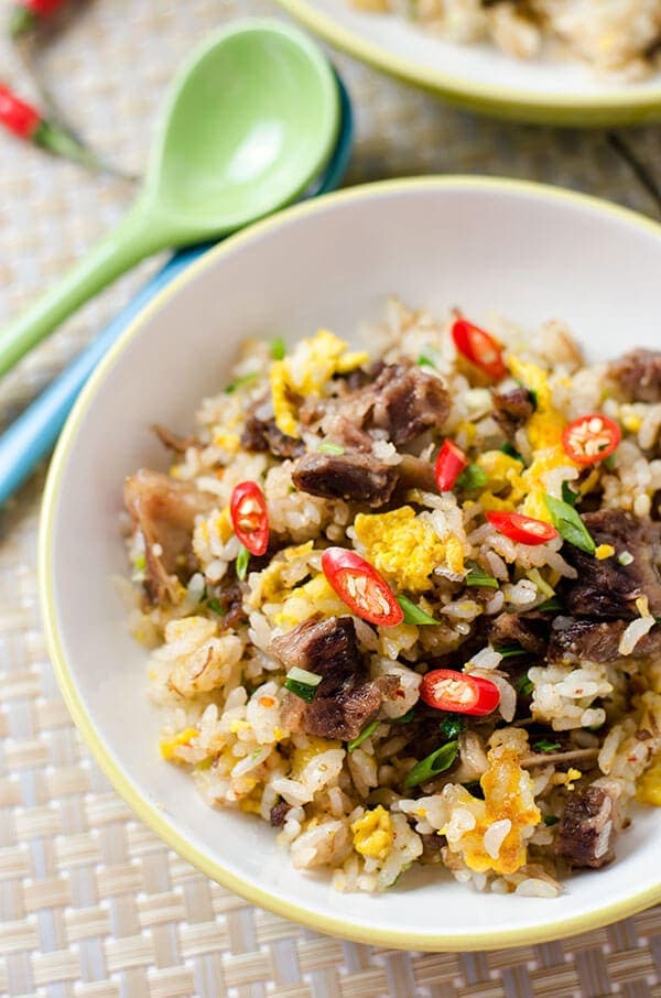 Mongolian Beef Fried Rice - 20 Chinese Recipes You Need to Try Out in 2015 | omnivorescookbook.com