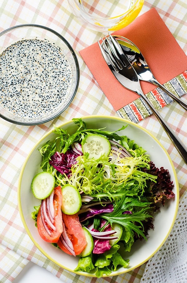 Black Sesame Salad Dressing | omnivorescookbook.com