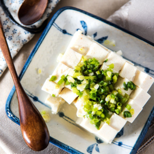 Green Onion Tofu Salad | omnivorescookbook.com