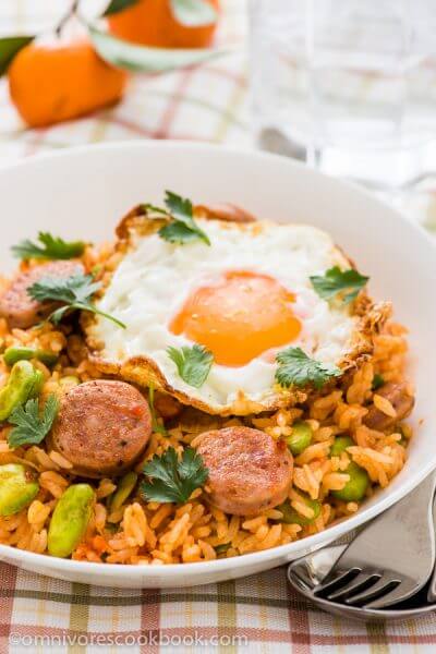 Tomato Fried Rice With Sausage Omnivores Cookbook