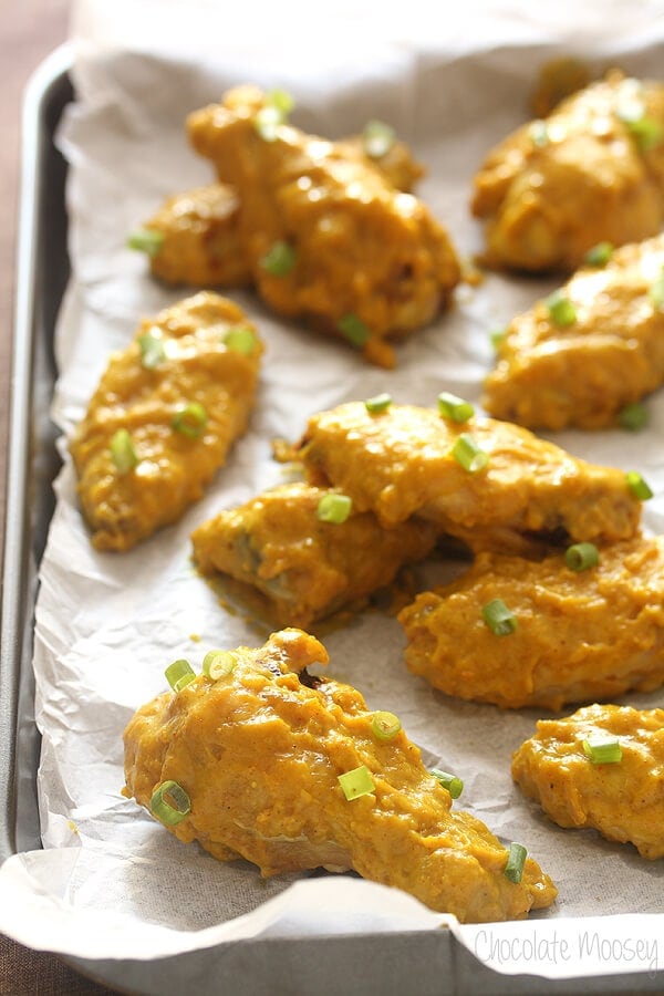 15 Chicken Wings Recipes that Will Blow your Mind - Curry Baked Chicken Wings