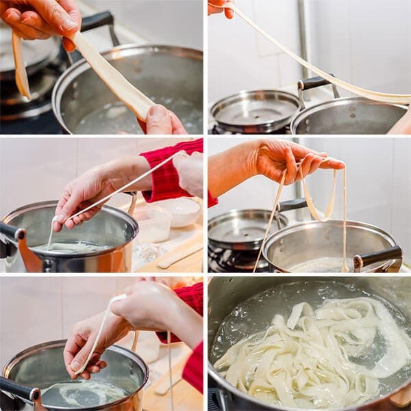 No-Fail Hand Pulled Noodle - Step-by-Step pictures with cooking video to show you how to easily make hand-pulled noodle from scratch | omnivorescookbook.com