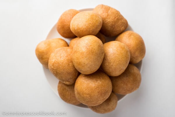 Fried Gluten Balls (面筋) | omnivorescookbook.com
