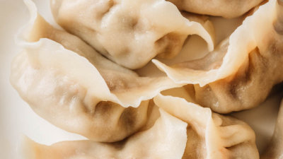 Water boiled Chinese dumplings