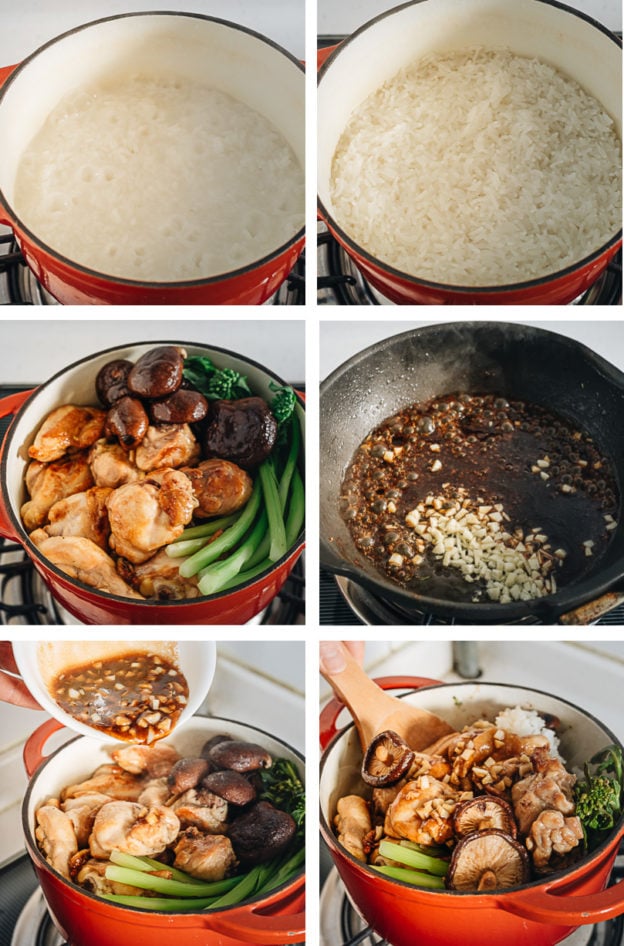 The Best Clay Pot Chicken Rice (鸡肉煲仔饭) - Omnivore's Cookbook