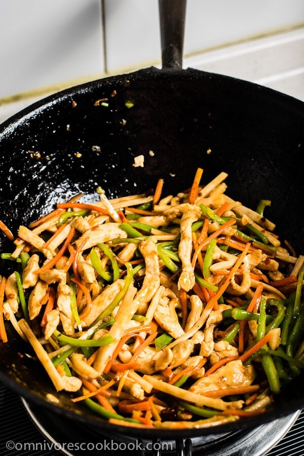 Yu Xiang Rou Si (Sichuan Shredded Chicken Stir-Fry) | Omnivore's Cookbook