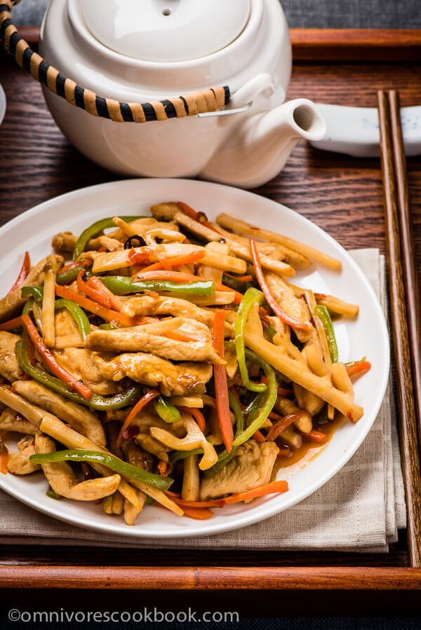 Yu Xiang Rou Si (Sichuan Shredded Chicken Stir-Fry) - Omnivore's Cookbook