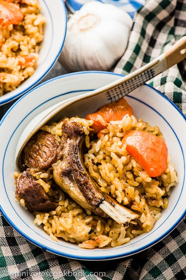 Instant Pot Lamb and Rice (Plov) flavorful One-Pot meal!