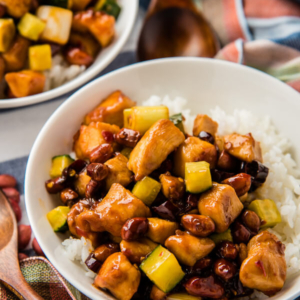 Kung pao chicken - a quick version that only requires 20 minutes to prepare. Use this method and you'll always create moist and tender chicken with no fuss! | omnivorescookbook.com