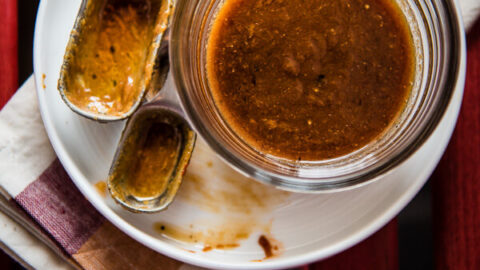 Homemade Hoisin Sauce - Try this homemade hoisin sauce once and you will never want to use a store bought one again. | omnivorescookbook.com