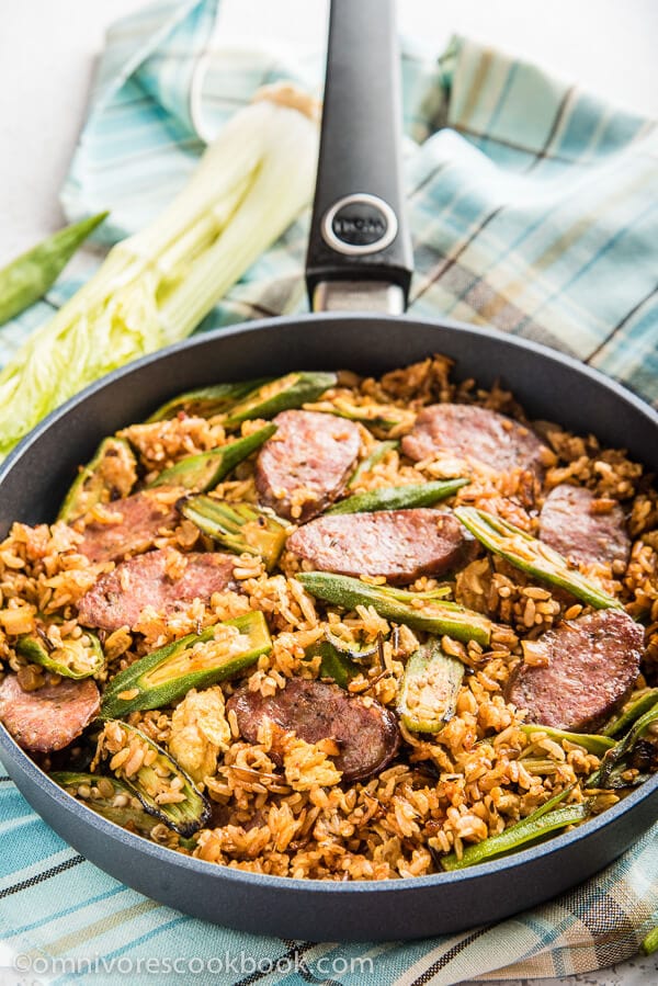 Jambalaya Fried Rice Omnivores Cookbook