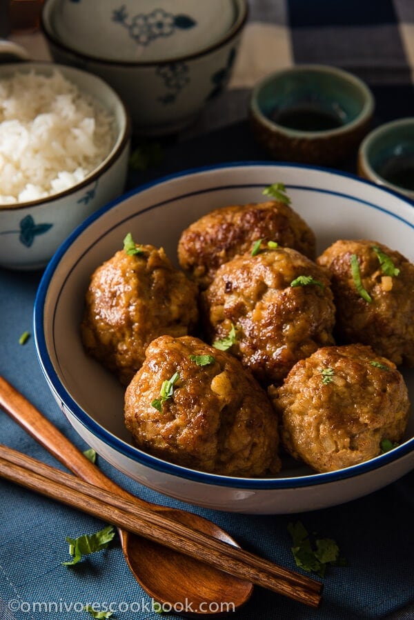 Chinese Lion's Head Pork Meatballs (狮子头)  Omnivore's Cookbook