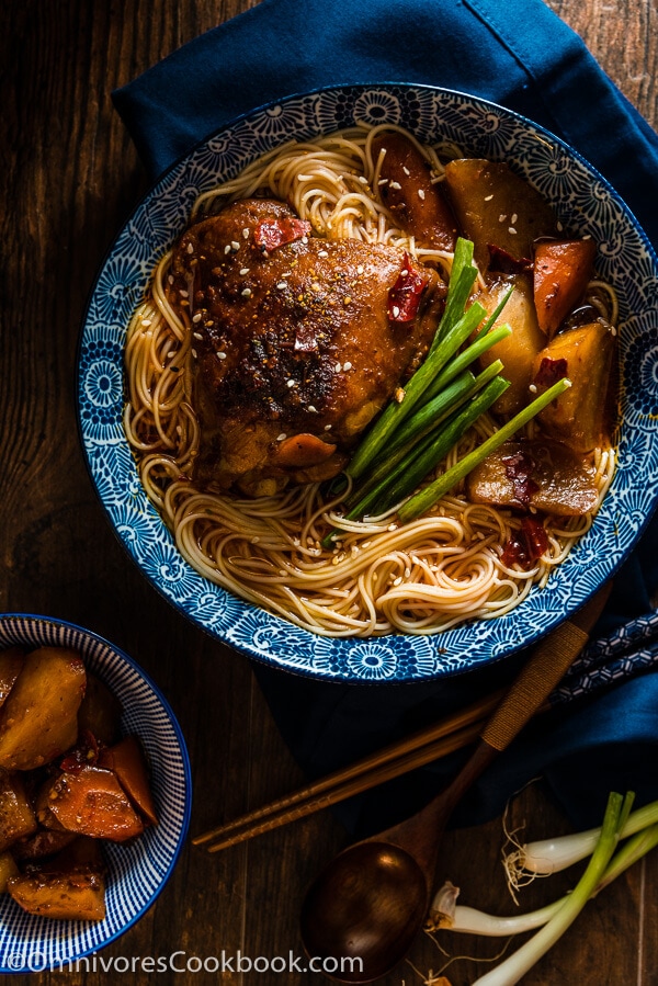 Asian Chicken Soup with Noodles