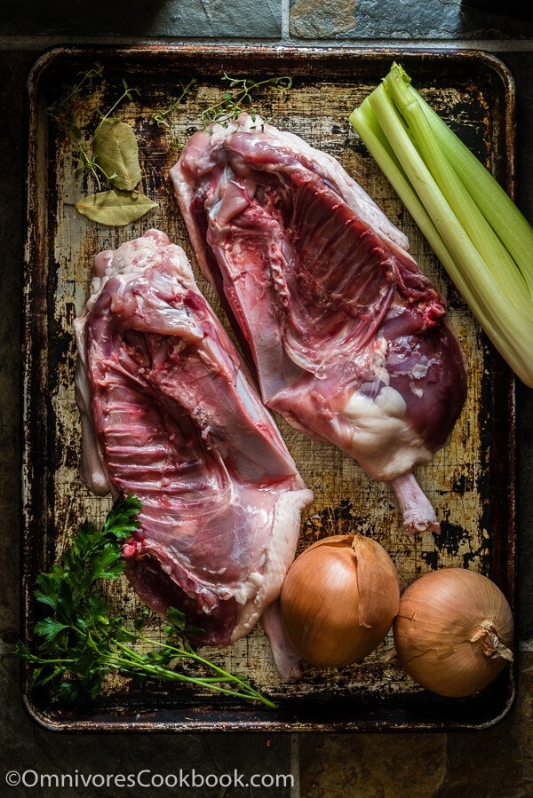 Mediterranean Slow Roast Duck - This slow roast duck features very tender meat, super crispy skin (just like confit), and a sumptuous olive sauce. It will take quite some time and effort to cook, but it’ll definitely be a highlight on your dinner party’s menu. | omnivorescookbook.com