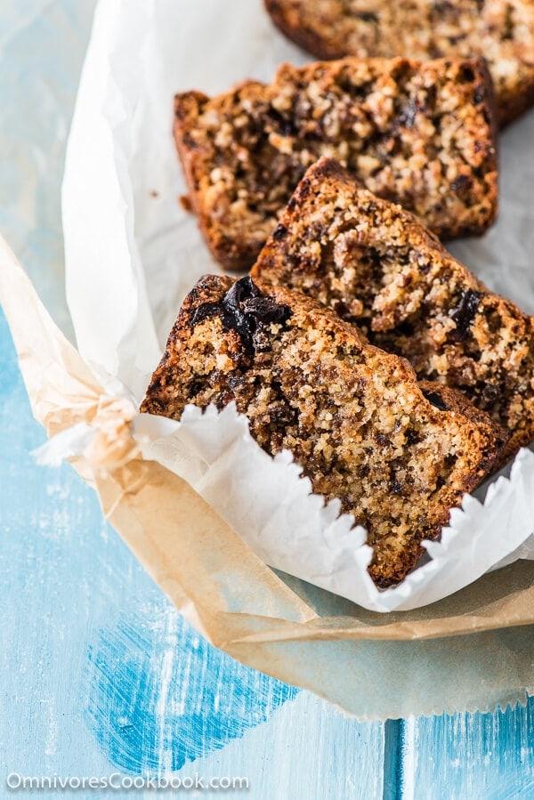 Almond Cake with Dates - The cake is gluten free and requires no leavening agent, yet the cake turns out so moist and crumbly | omnivorescookbook.com