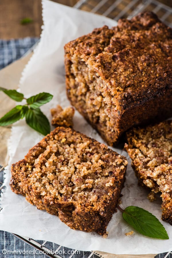 Almond Flour Chocolate Bread {paleo} • Fit Mitten Kitchen