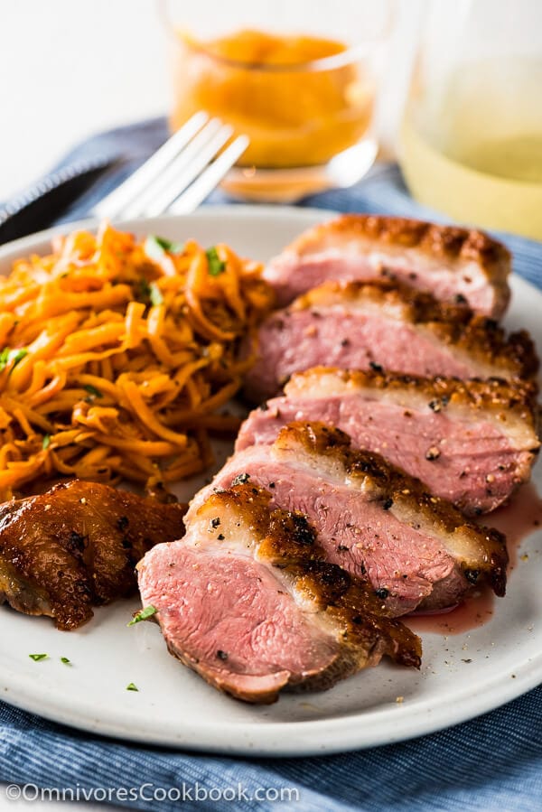 Pan Seared Duck Breast with Persimmon Grapefruit Sauce | Omnivore's ...