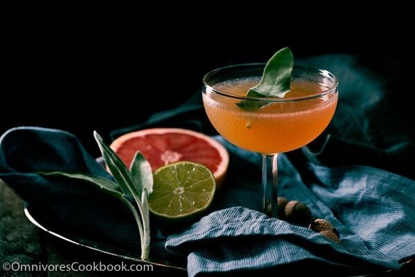 Sage Brown Derby (Whiskey and Grapefruit Cocktail) - A refreshing and boozy winter drink that is perfect for daily enjoyment or a gathering.