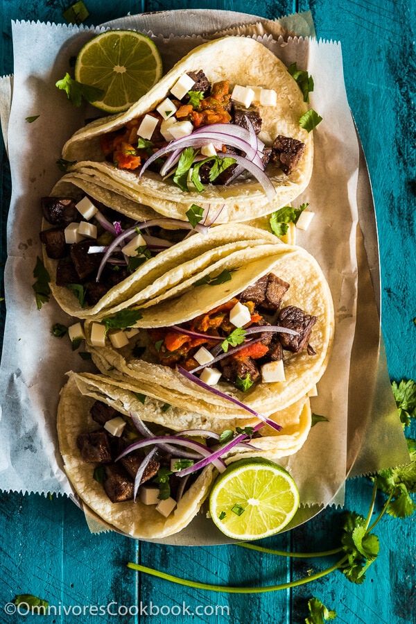 How to Cook Beef Tongue + Tacos de Lengua Recipe + Chinese Beef Tongue Salad Recipe | omnivorescookbook.com